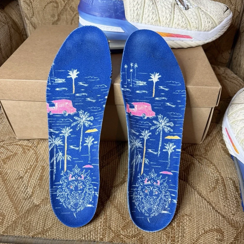Nike LeBron 18 Los Angeles by Day Cream White Men's Size 12‎ DB8148-200